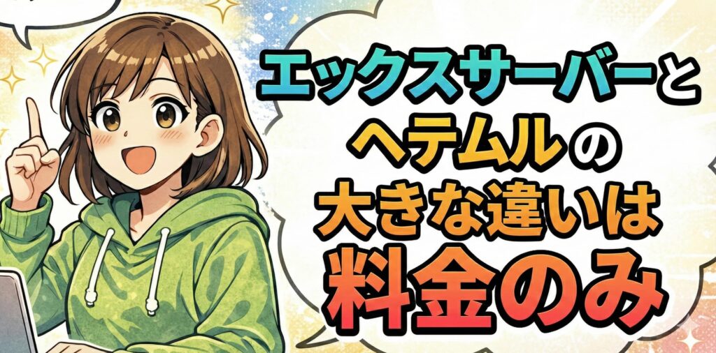エックスサーバーとヘテムルはどっちが初心者・個人事業向け